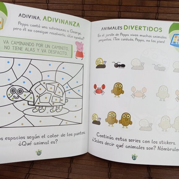 A Jugar Con Peppa Libro De Actividades 4 Años Con Stickers Recortables Divertido - Picture 4 of 7